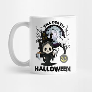 Till Death Halloween tee design birthday gift graphic Mug